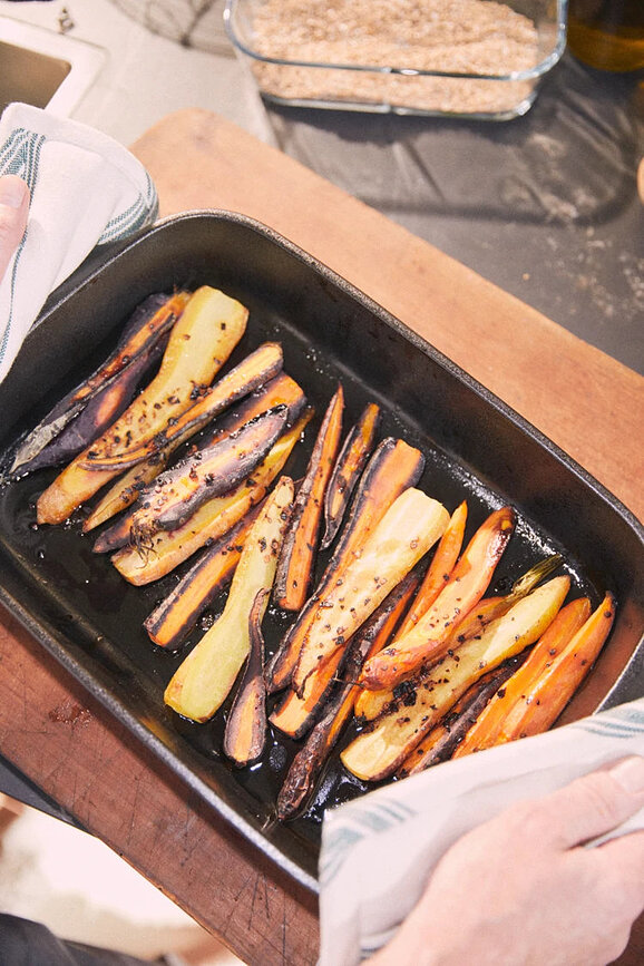 Recipiente para horno Cook 40 x 25,5 cm gris oscuro