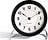 Reloj de Mesa Arne Jacobsen Station, negro y blanco