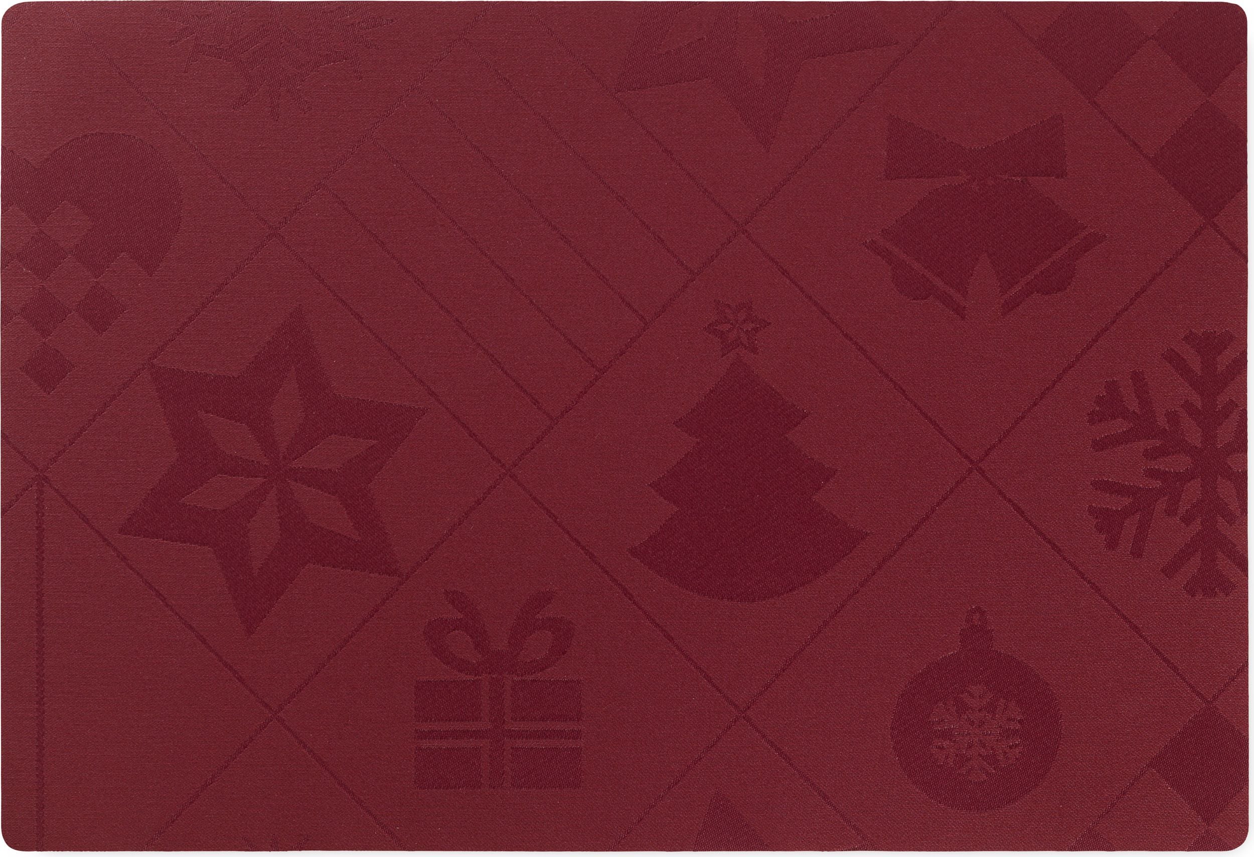 Rosendahl Natale Tellerunterlage 30 x 43 cm rot