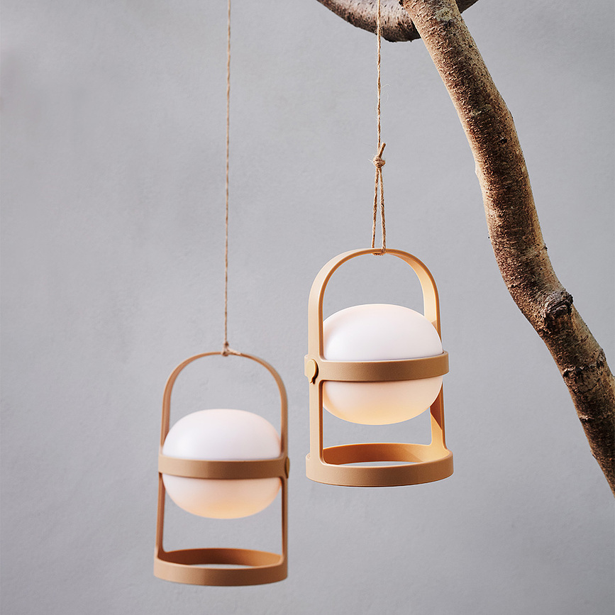 Soft Spot Lampa solarna 18,5 cm bež žuta