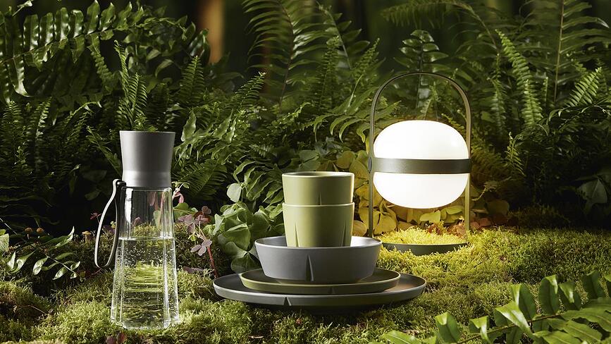 Soft Spot Lampa solarna 34 cm maslinasta