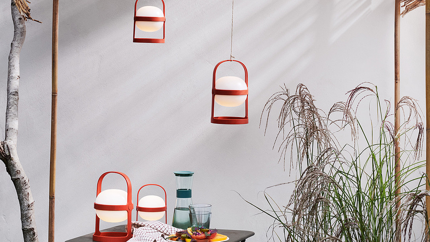 Soft Spot Lampa solarna 18,5 cm terakota