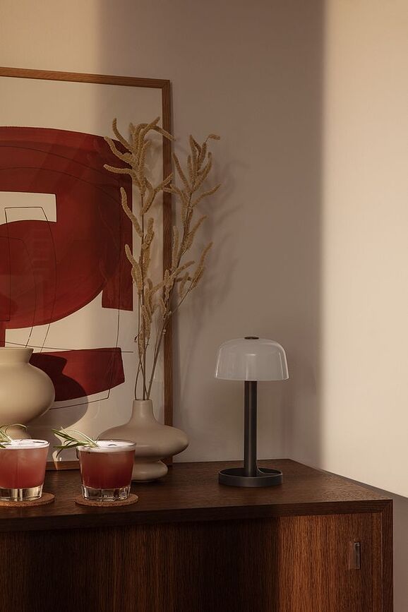 Soft Spot Lampe à poser, grise foncée