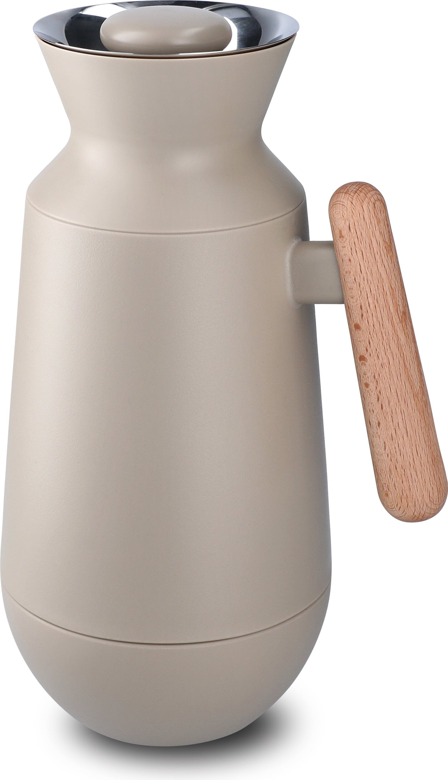 Stay Thermoskanne länglich 1 l, beige