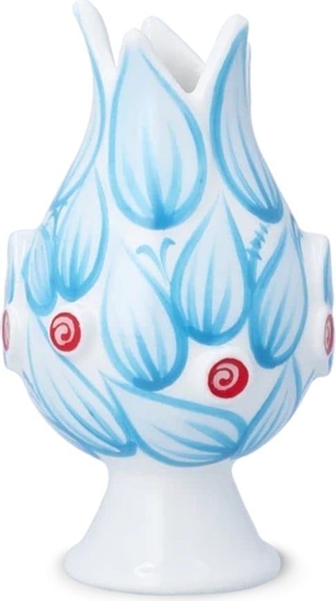 Svícen na klasickou svíčku Titania 11,5 cm, světle modrý
