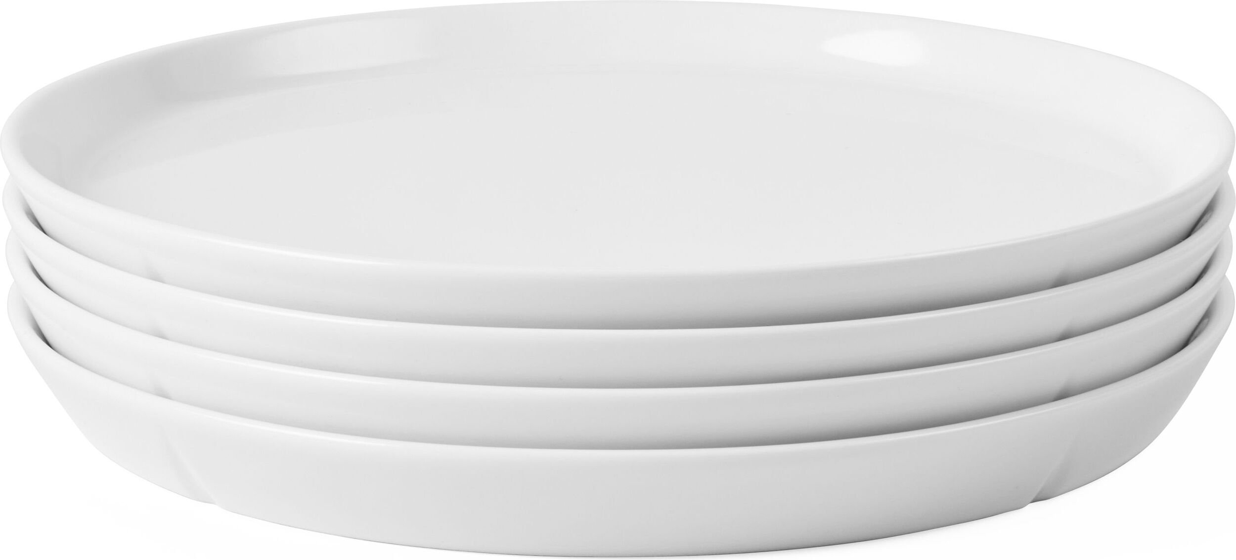 Talerze śniadaniowe Grand Cru Essentials 20,5 cm białe 4 szt.