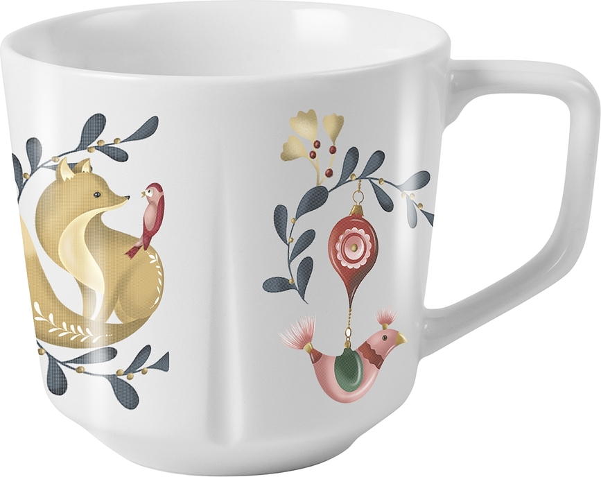 Taza Grand Cru Cottage, 300 ml, con diseño de zorro