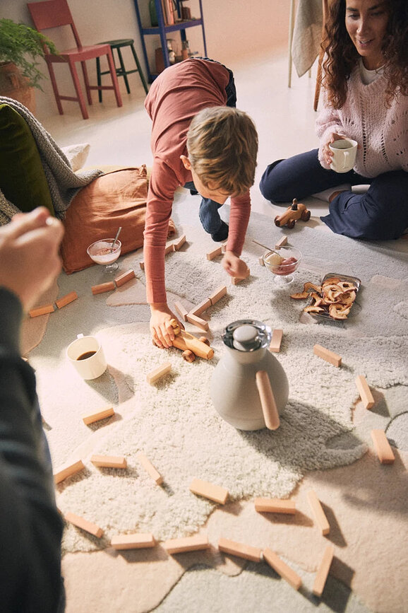 Thermos Stay rond 1 l, noir