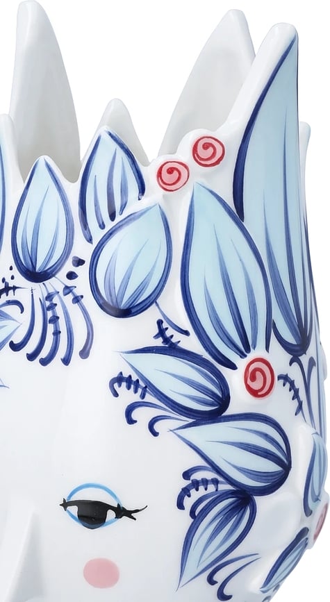 Vase Titania 25 cm, blau