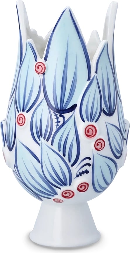 Vase Titania 25 cm, blau