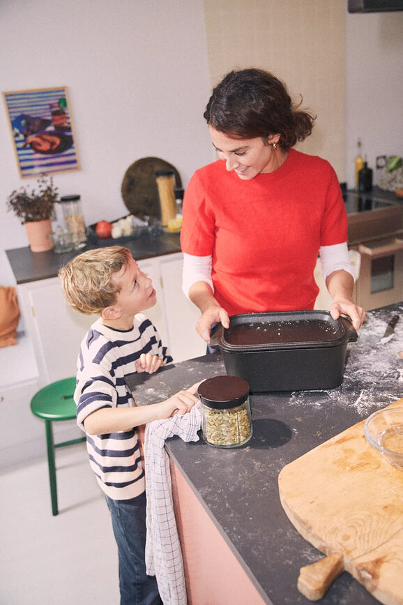 Ugnsform Cook 5 l, mörkgrå