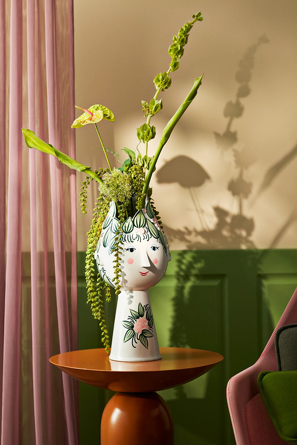 Vase Titania 25 cm, sinine