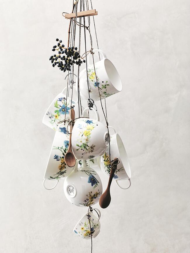 Brillance Alpejski Ogród Φλιτζάνι τσαγιού, 300 ml, με πιατάκι