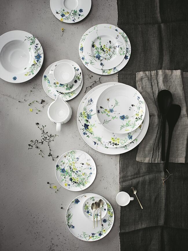 Brillance Jardin Alpin Tasse à Thé, avec soucoupe, 300 ml