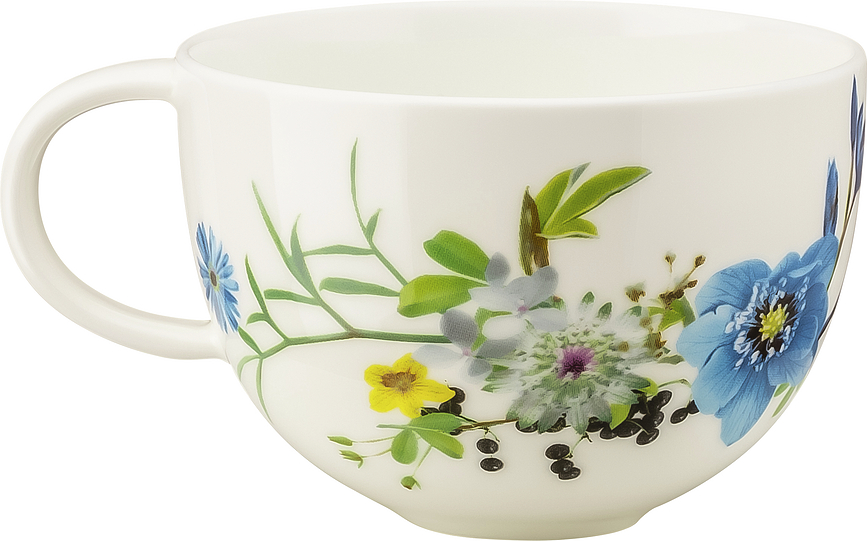 Brillance Jardin Alpin Tasse à Thé, avec soucoupe, 300 ml