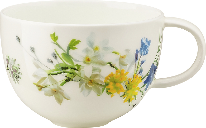 Brillance Jardin Alpin Tasse à Thé, avec soucoupe, 300 ml