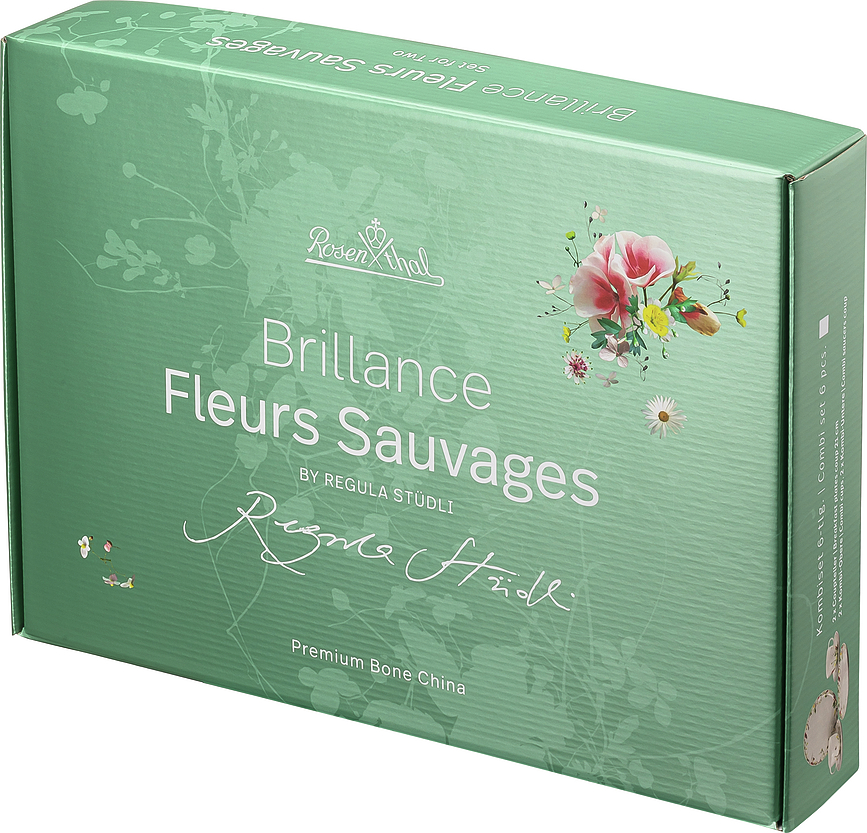 Brillance Jardin Secret Set Petit-Déjeuner, Set 6 pièces