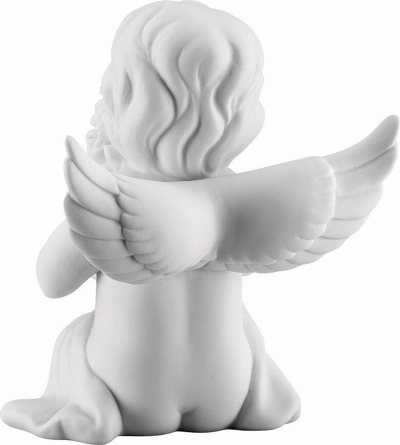 Classic Figurica angel s cvetjem, srednja