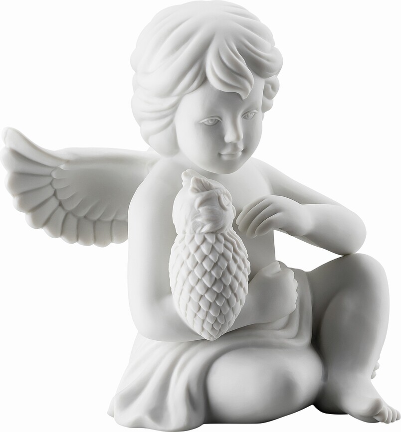 Classic Figura angel s sovo, majhna