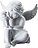 Classic Figurica angel z lampionom, majhna