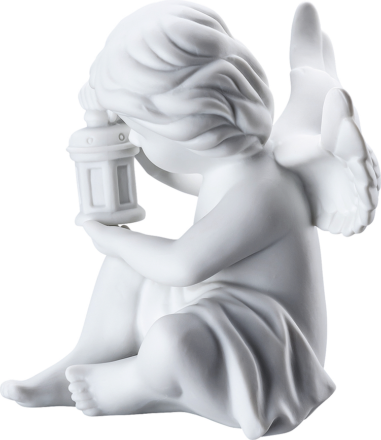 Classic Figurica angel z lampionom, majhna