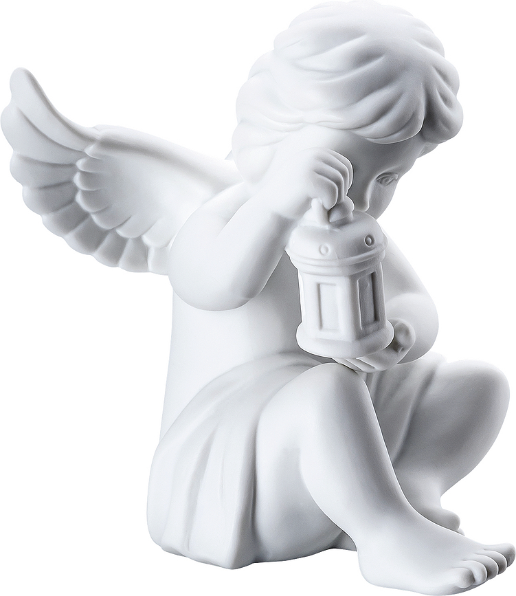 Classic Figurica angel z lampionom, majhna