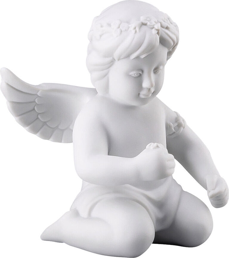 Classic Figurica angel z venčkom, velika