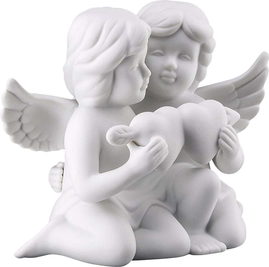 Classic Figurica par anđela sa srcem srednja