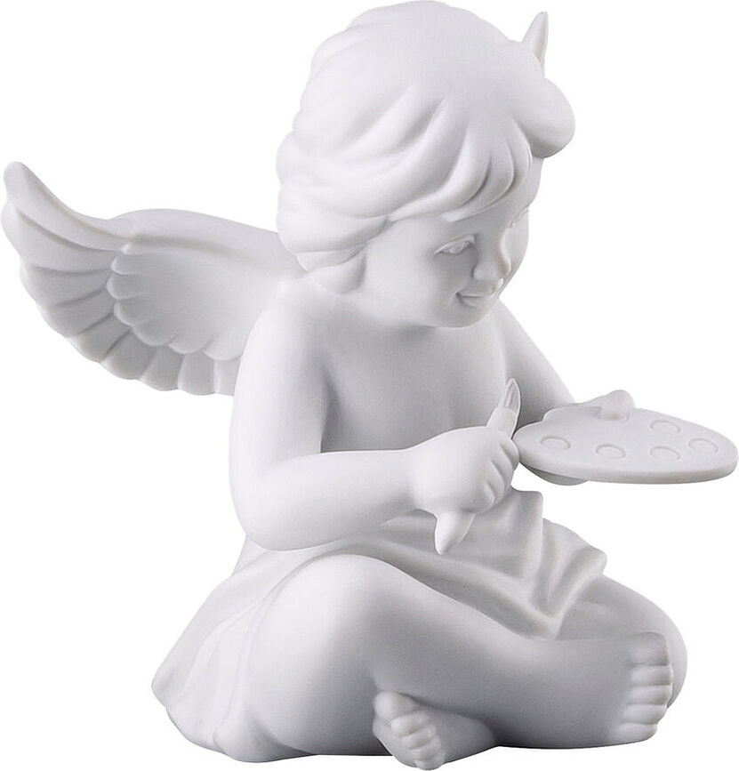 Classic Figurine ange peintre, petite