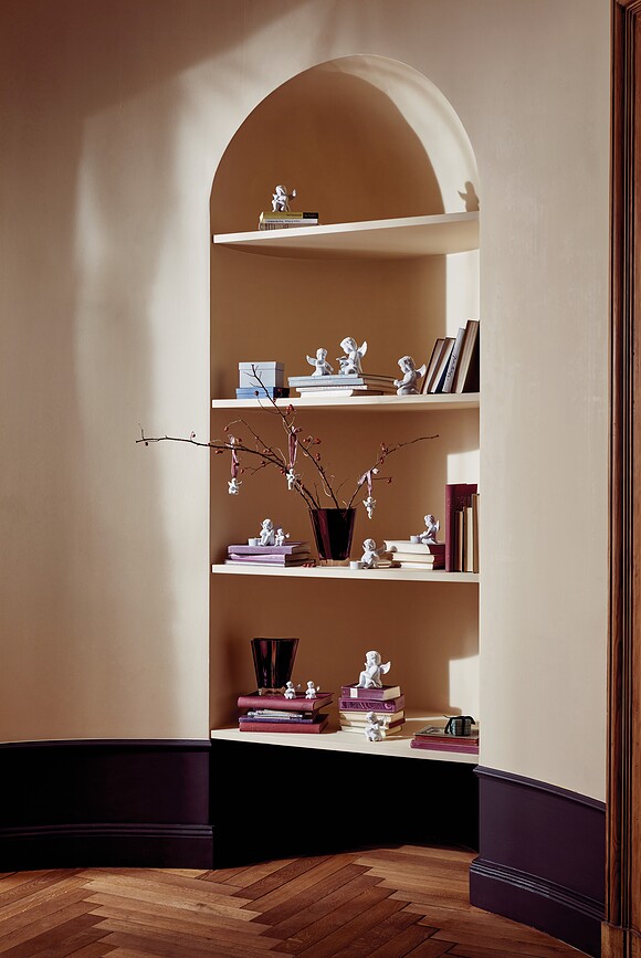 Classic Figurine d'ange soufflant, moyenne