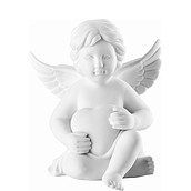 Classic Figurine medium angel with a heart