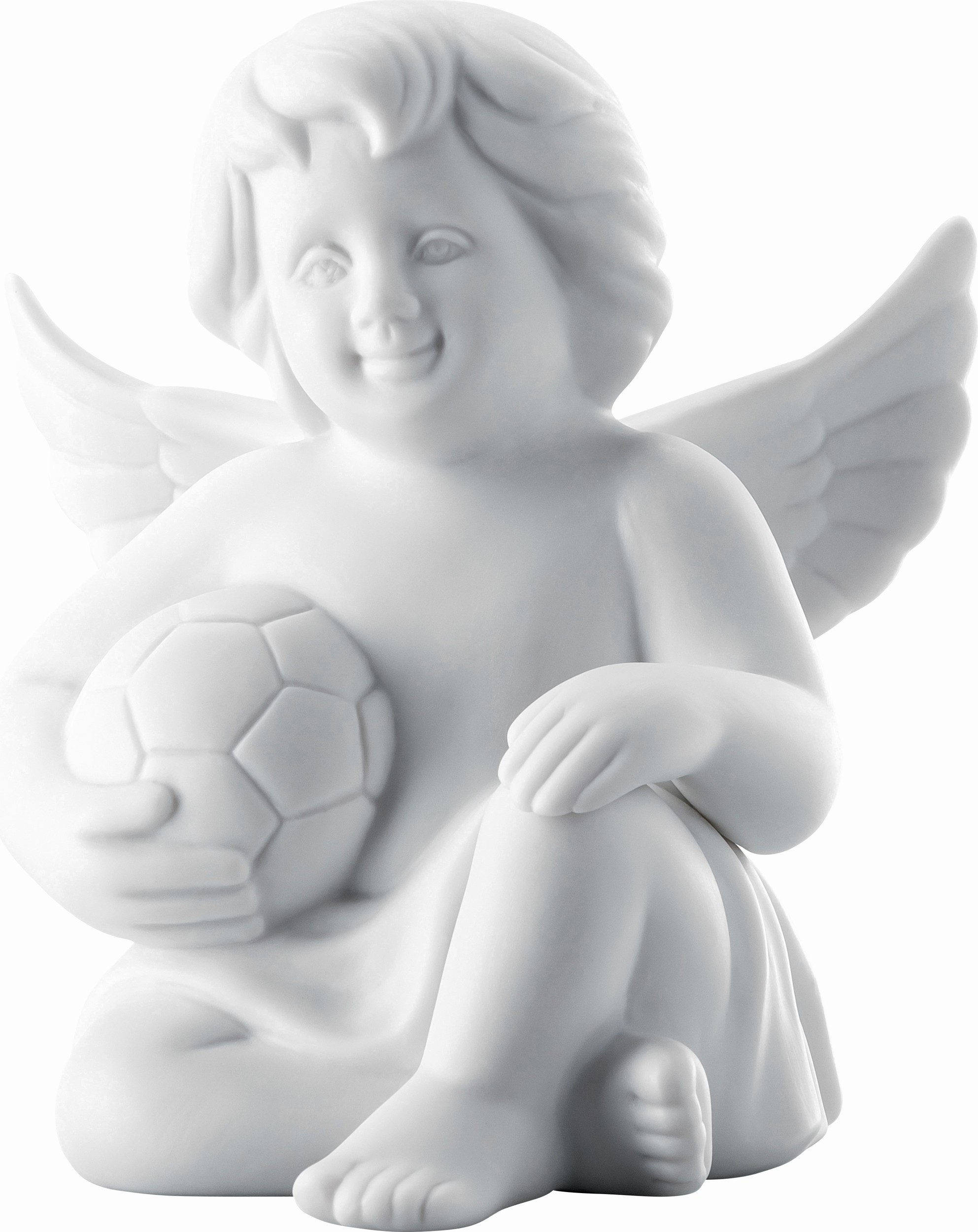 Classic Kleine Figur groß Engel mit Fußball