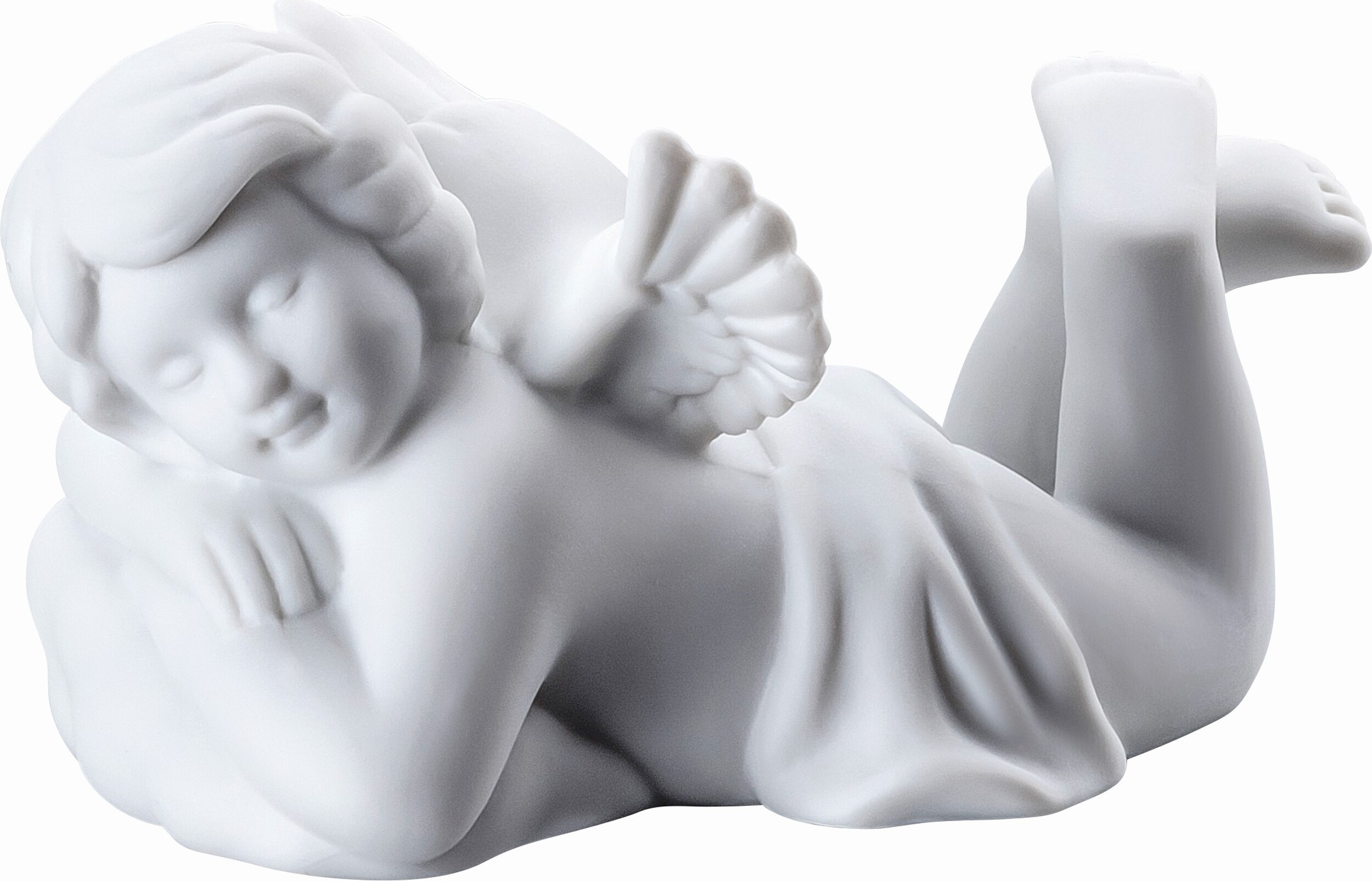 Classic Kleine Figur klein Engel auf Wolke liegend