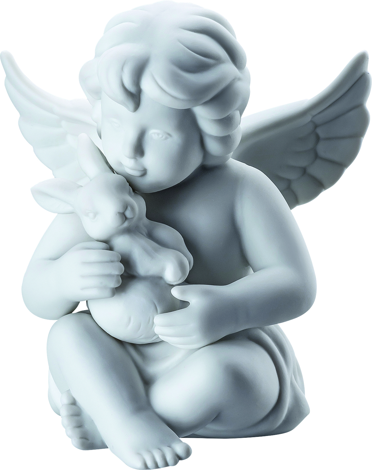Classic Kleine Figur mittel Engel mit Hase