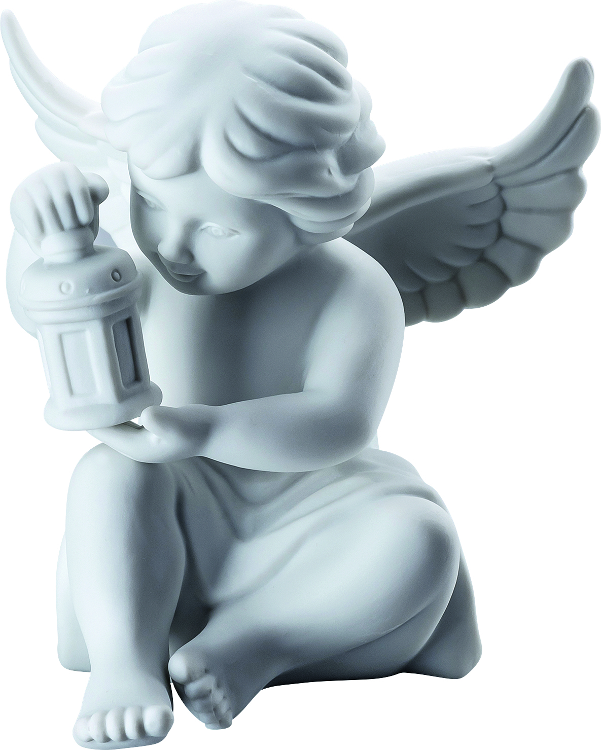 Classic Kleine Figur mittel Engel mit Laterne