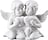 Classic Kleine Figur mittel Engelpaar mit Herz