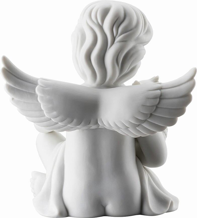 Classic Figurine ange avec chouette, petite