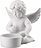 Classic Svečnik angel z venčkom
