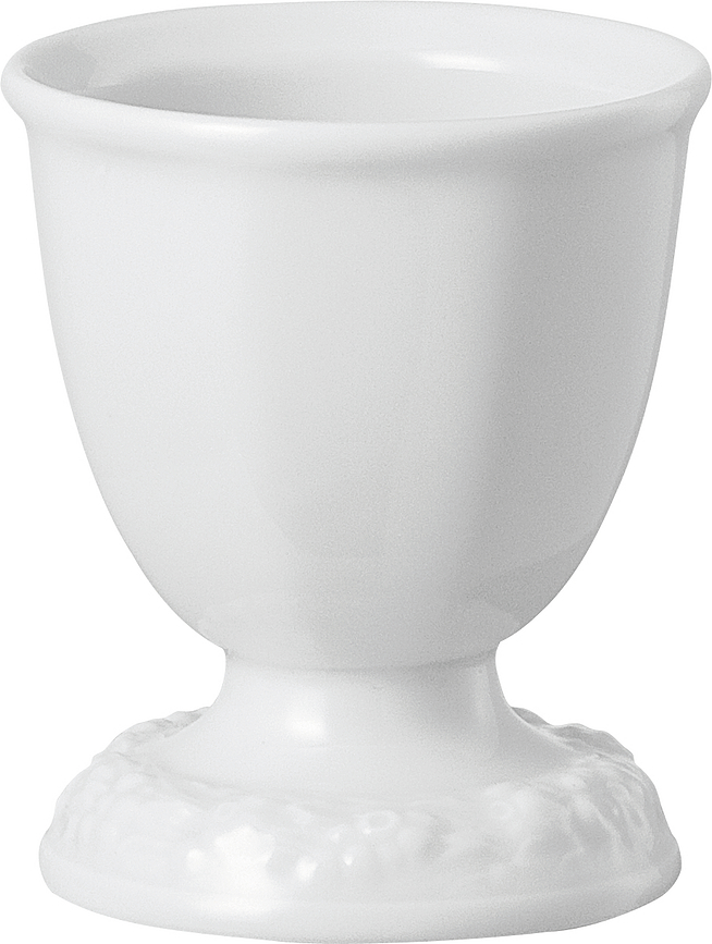 Copa para Huevo Maria, porcelana blanca