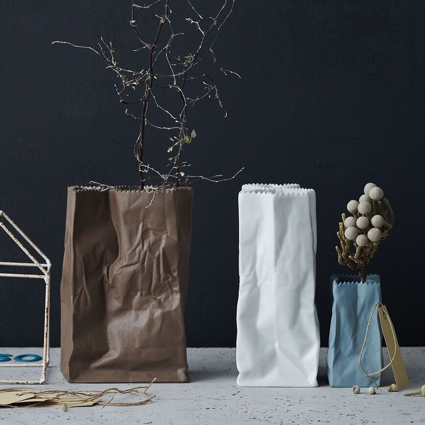 DNL Vase 10 cm, brun