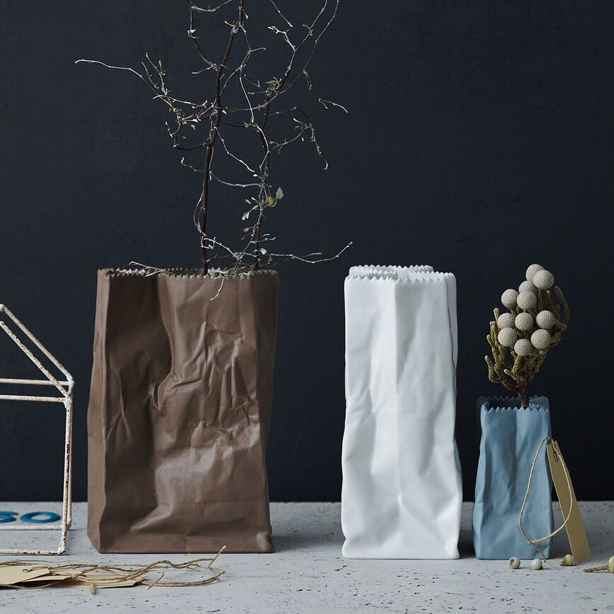 DNL Vaza 10 cm smeđa