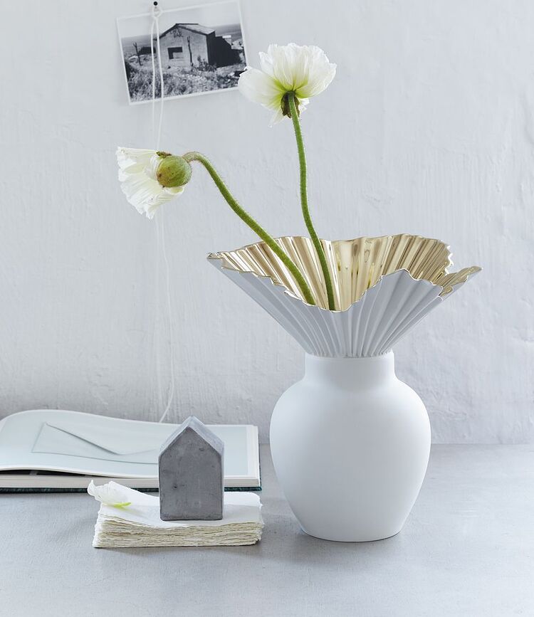 Falda Vaza 27 cm zlatna