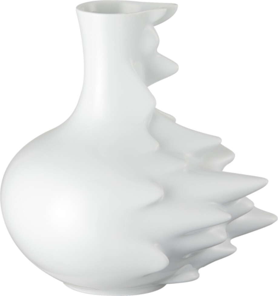 Fast Vase 22 cm weiß