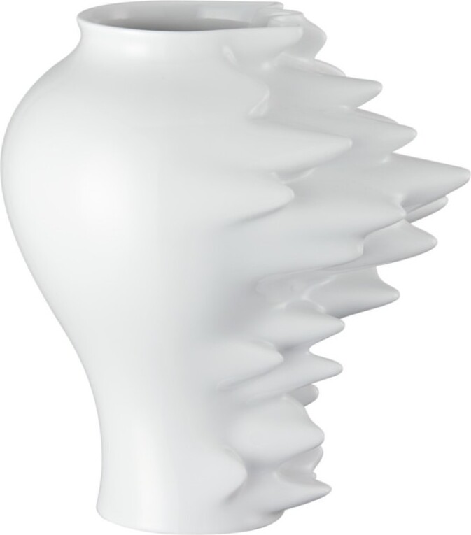 Fast Vase 27 cm weiß