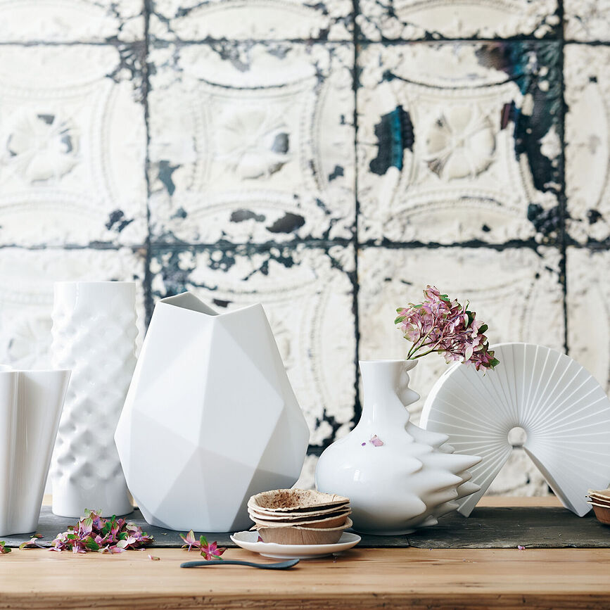 Fast Vase 22 cm, blanc