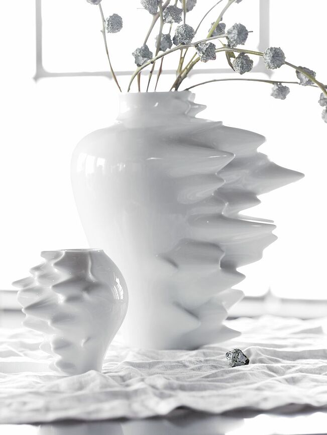 Fast Vase 22 cm, blanc