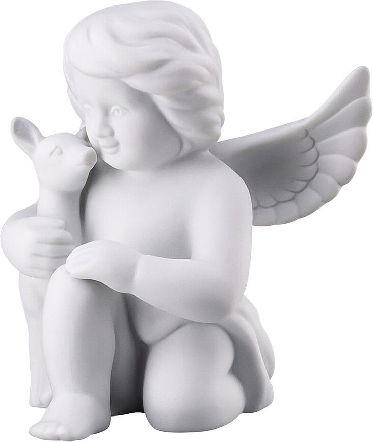 Figura Classic, ángel con cervatillo, mediana