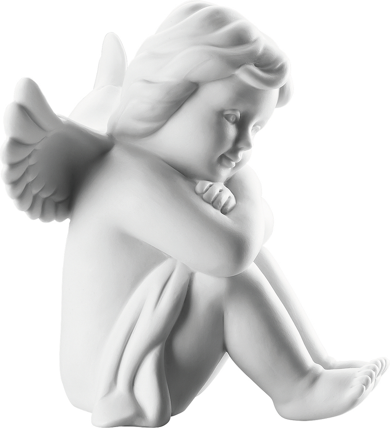 Figura de ángel Classic, mediana, apoyada