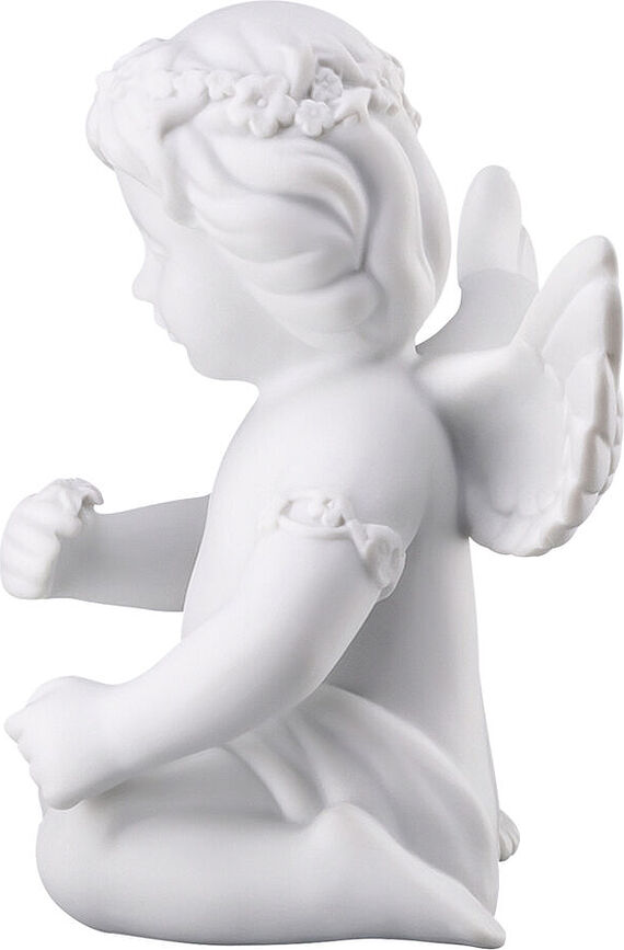 Figura de ángel Classic, con corona, grande
