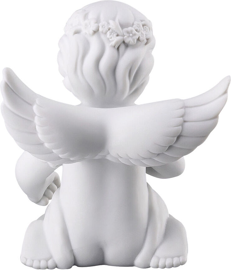 Figura de ángel Classic, con corona, grande